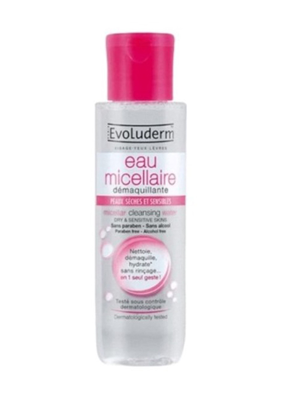 Evoluderm Micellar Cleansing Water for Dry & Sensitive Skins, 250ml