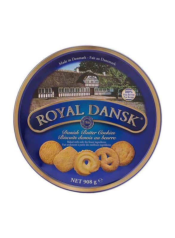 Royal Dansk Danish Butter Cookies Tin, 908g
