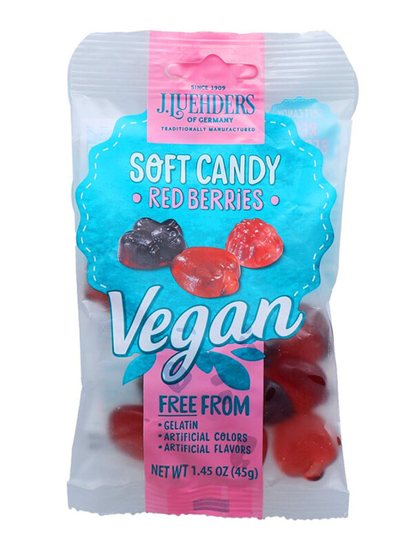 

J.Luehders Vegan Red Berries Soft Candies, 45g