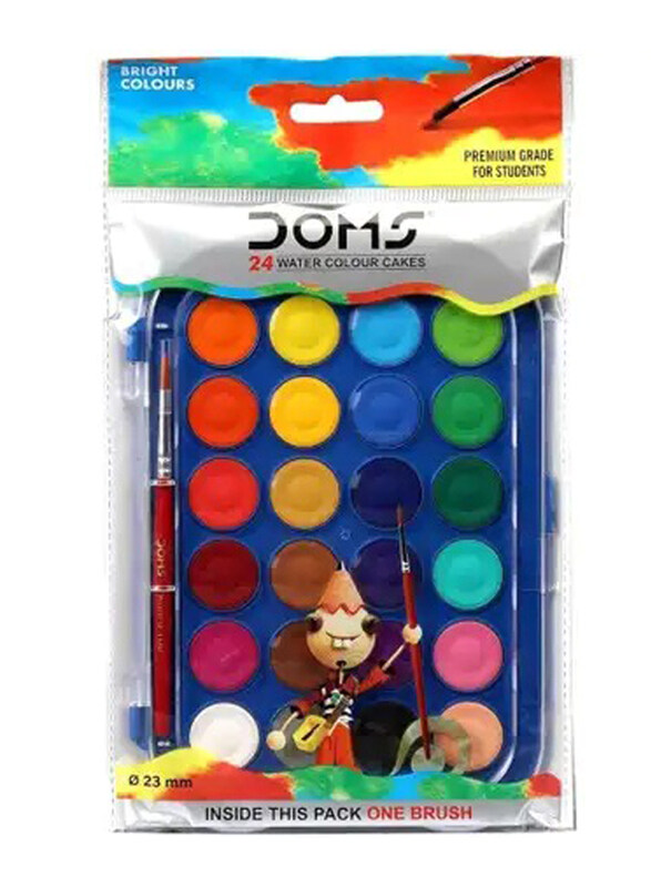 

Doms Water Colour Cakes 23mm, 24 Shades