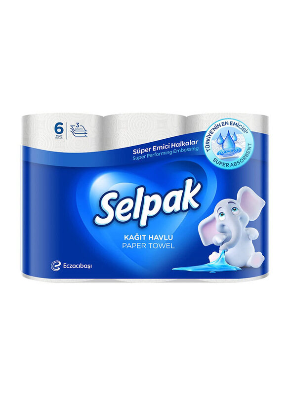 

Selpak Paper Towel - 6 Rolls