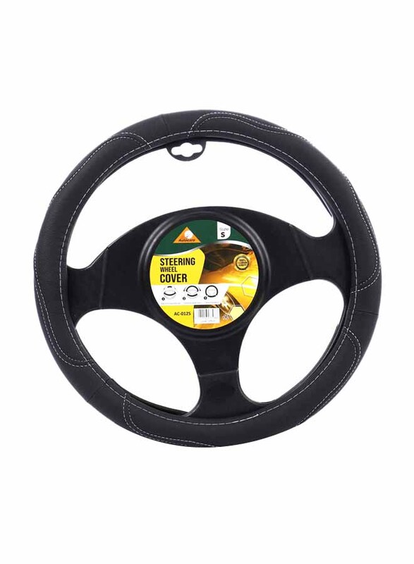 Autocare Steering Wheel Cover, Small, AC-012S, Black