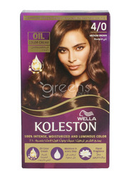 Wella Koleston Hair Colour Kit, 4/0 Medium Brown