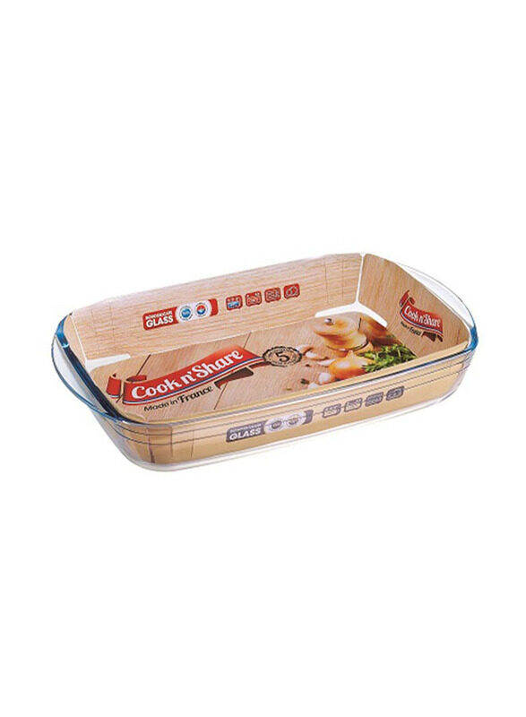 

Cook N Share 2002-Cs Rectangular Roaster, 24Cm, Clear