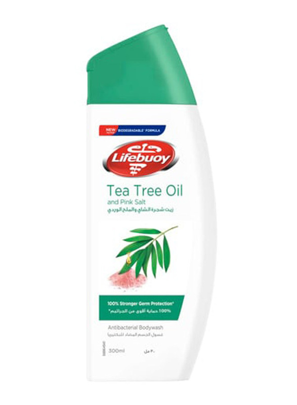 Lifebuoy Tea Tree Oil and Salt Body Wash, 300ml