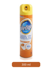 Pledge Orange Spray Furniture Cleaner, 300 ml