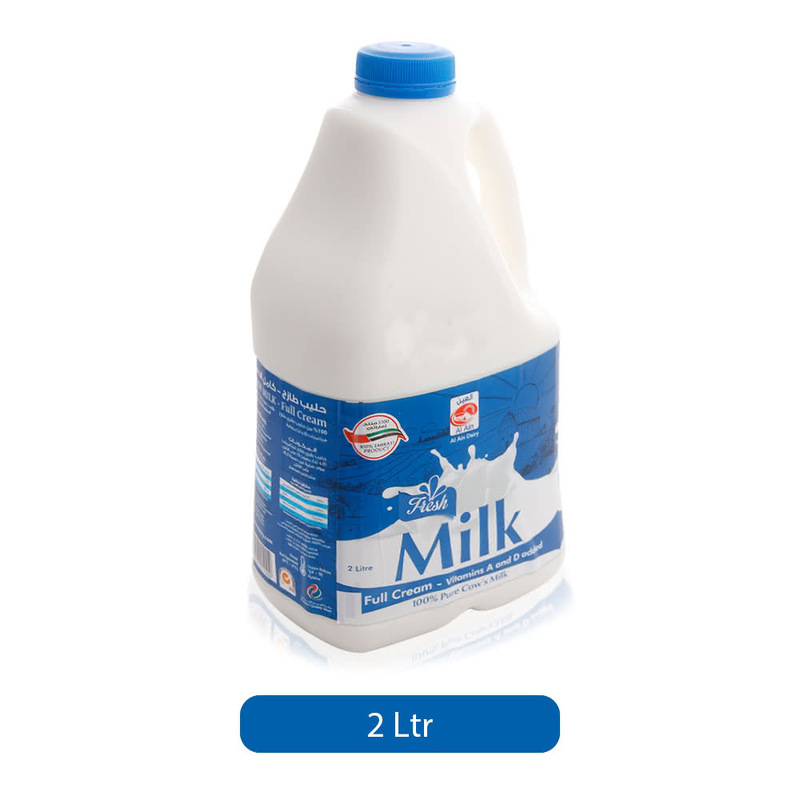 Al Ain Full Cream Fresh Milk, 2 Liters