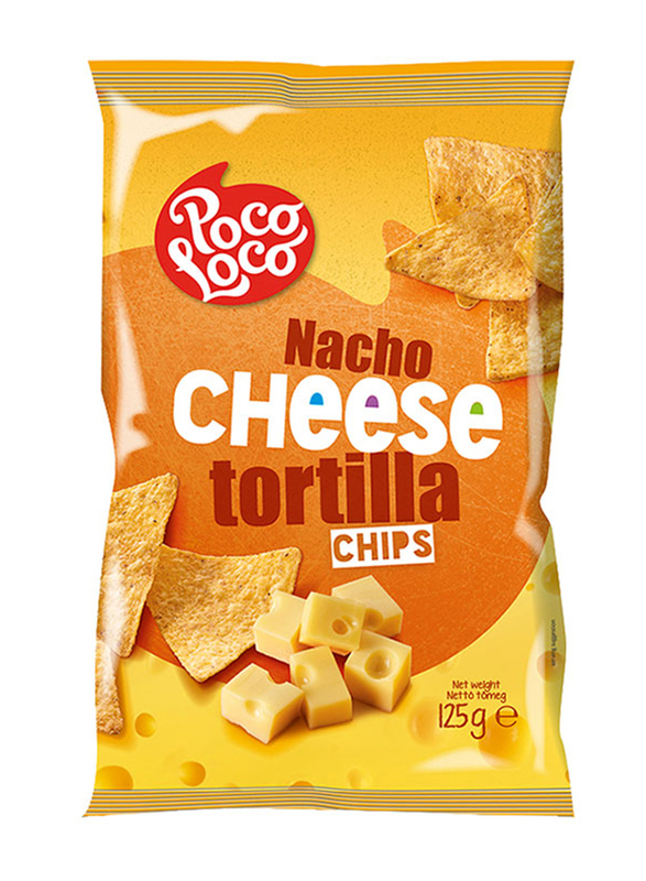 Poco Loco Nacho Cheese Tortilla Chips, 125g