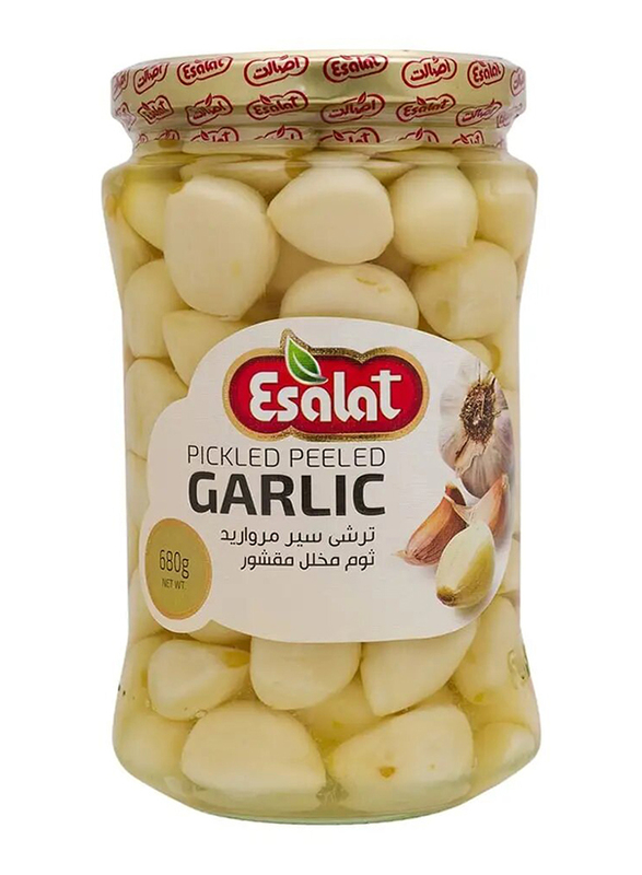 Esalat Pickled Peeled Garlic - 680g