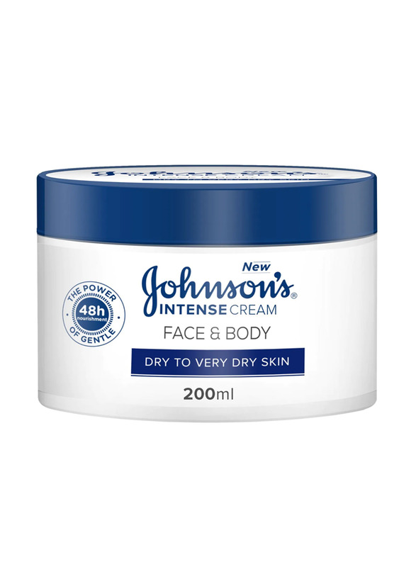 Johnson & Johnson Intense Face And Body Cream, 200ml