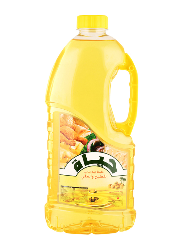 Hayat Mixed Vegetable Oil for Cooking & Frying, 1.5 Liter
