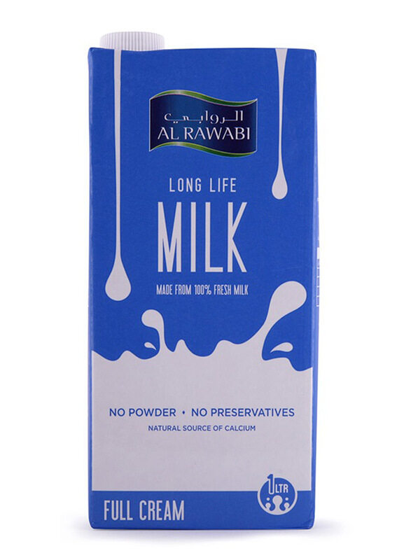 

Al Rawabi Long Life Full Cream Milk, 1 Liter