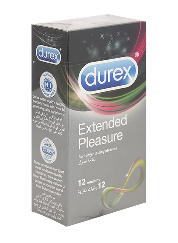 Durex Extend Pleasure Condoms - 12 Pieces