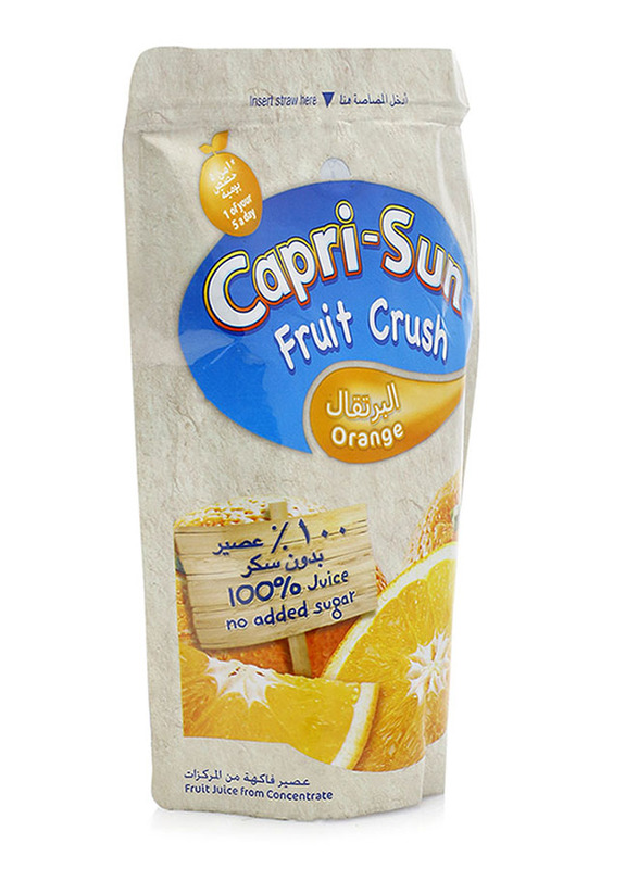 Capri Sun Fruit Crush Orange Juice Drink, 200ml