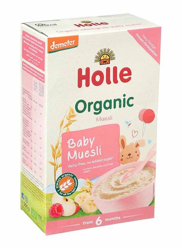 

Holle Organic Baby Muesli Porridge, 6+ Months, 6 x 250g