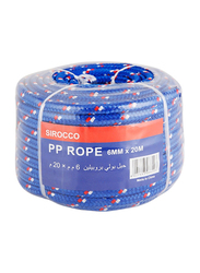 Sirocco Pp Rope, Blue, 6mm x 20 Meter