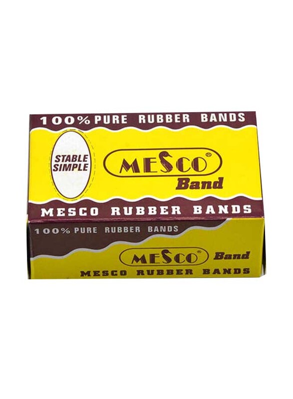 Mesco Rubber Band, 50g, Size 16, Brown