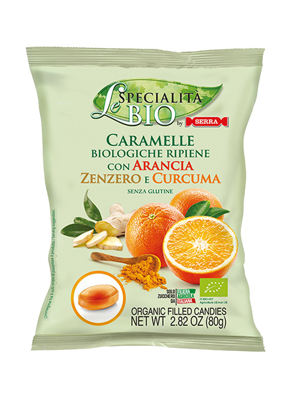 Le Specialita Biocandies Orange Ginger, 80gm