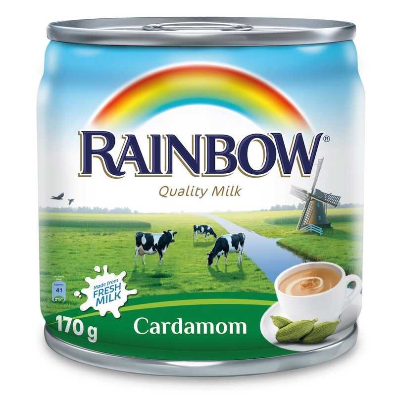 Rainbow Cardamom Evaporated Milk, 170g
