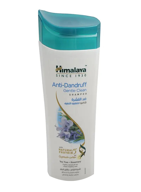 Himalaya Anti Dandruff Gentle Clean Shampoo - with Tea Tree and Rosemary actives - 400 ml