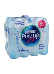 Nestle Pure life Mineral Water, 12 x 600ml