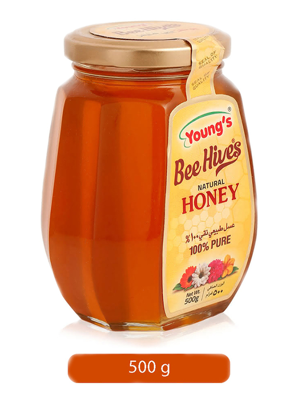 Young's Bee Hives 100% Pure Natural Honey, 500g