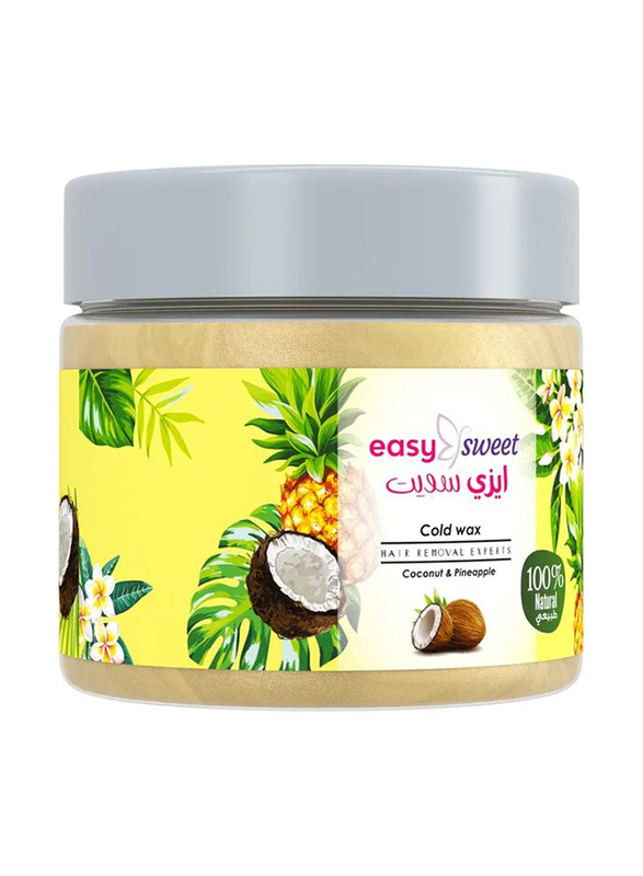 Easy Sweet Coconut & Pineapple Extract Cold Wax, 200gm