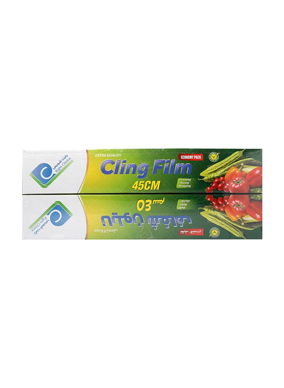 Right Choice Extra Quality Cling Film, 45 x 300cm, 2 Pieces