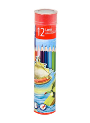 Staedtler Luna Colour Pencil Cylinder Set, 12 Pieces, Multicolour