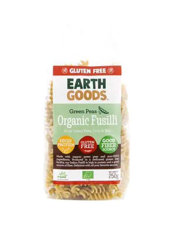 Earth Goods Organic GF Fusilli Wholegrain, 250g