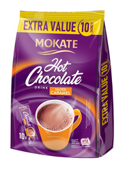 Mokate Salted Caramel Flavour Hot Chocolate Drink, 10 Pieces x 18g