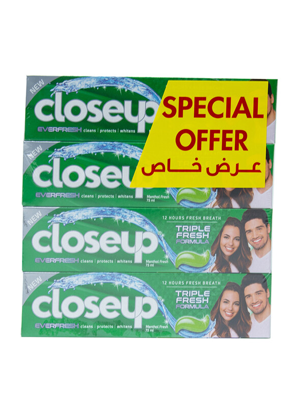 

Close Up Closeup Tooth Paste - 4x75ml