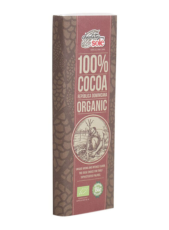 

Chocolates Sole 100% Cocoa Dark Chocolate Bar - 25g