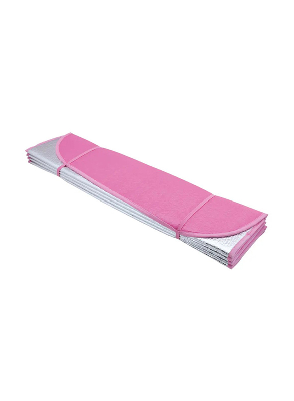 Autocare Pink Foam Shade, 147 x 58cm, Pink/Silver