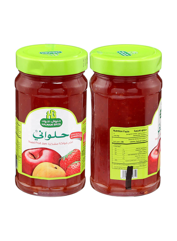 Halwani Jam Mixed Fruit, 2 x 400g