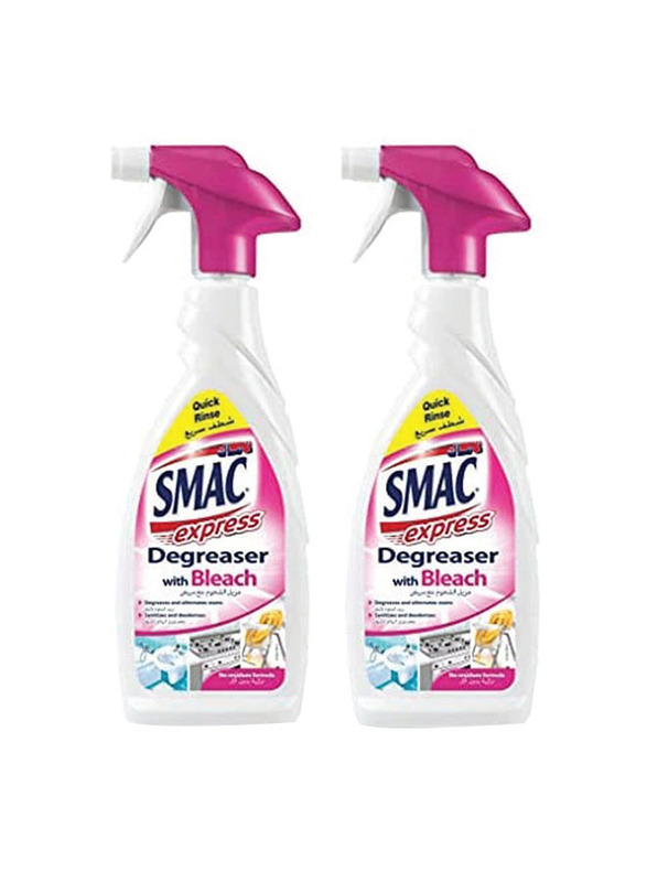 SMAC Degreaser with Bleach, 2 x 650ml