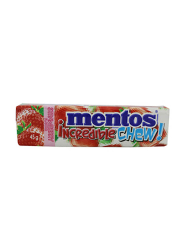 Mentos Strawberry Incredible Chew, 45g
