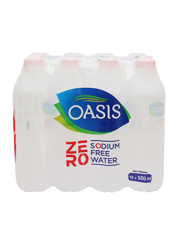 

Oasis Zero Sodium Free Water, 12 x 500ml