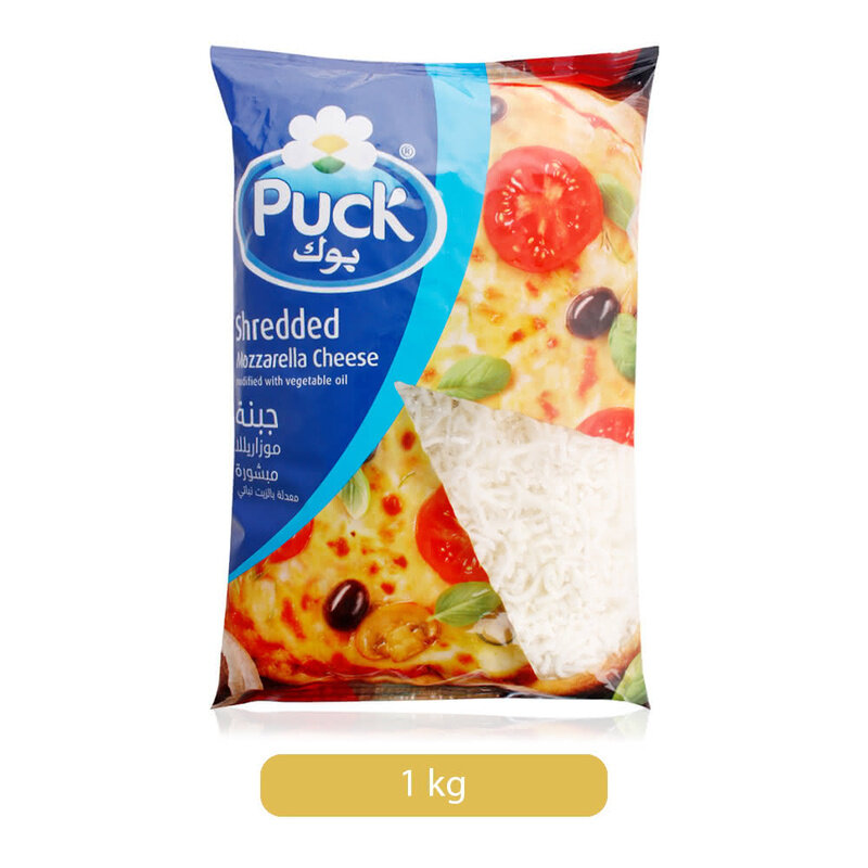 

Puck Shredded Mozzarella Cheese, 1 KG