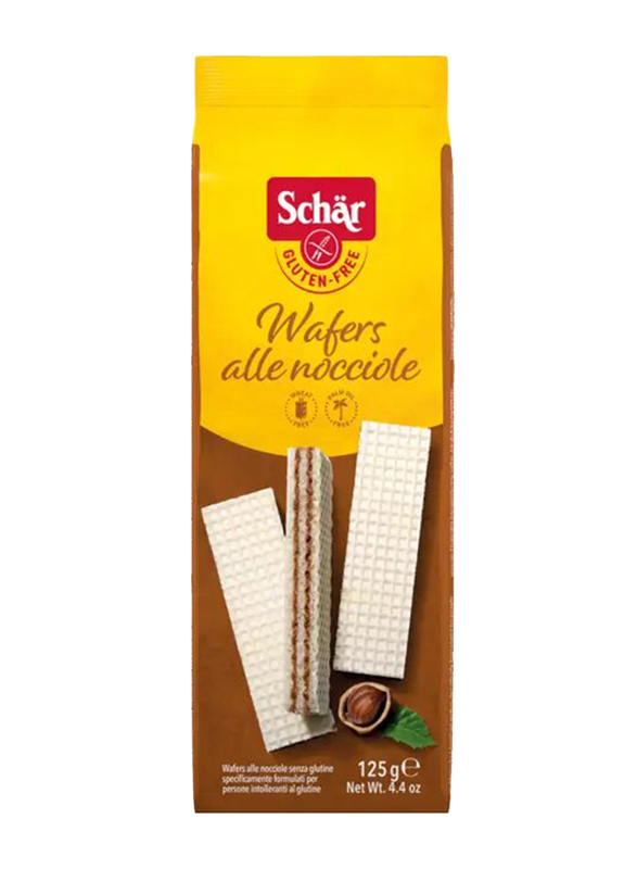 Schaer Gluten Free Hazelnut Wafers, 125g