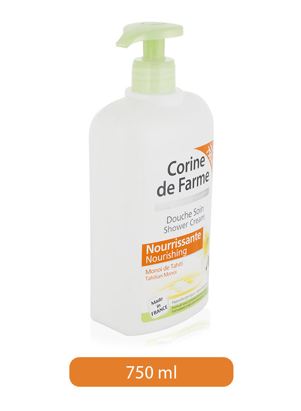 Corine De Farme Nourishing Tahitian Monoi Shower Cream, 750ml