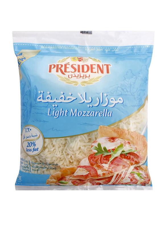 

President Light Mozzarella Grated Cheese, 400 g