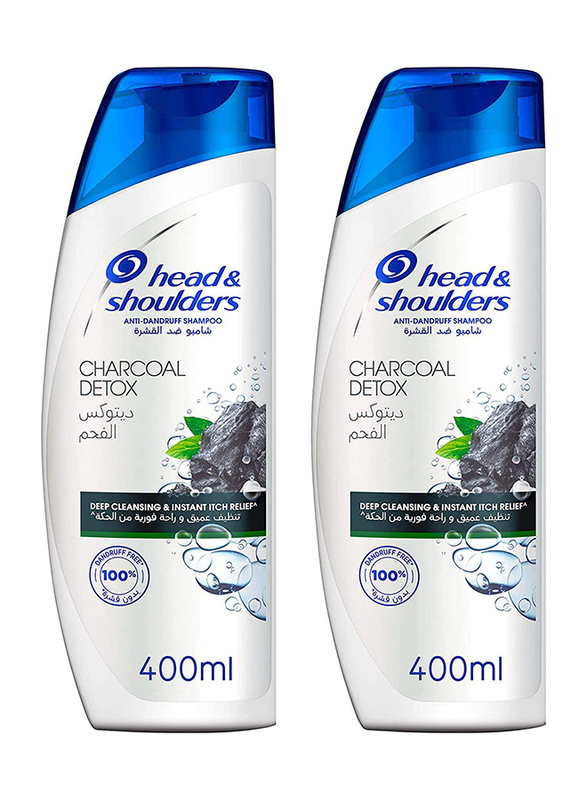 Head & Shoulders Charcoal Detox, 2 x 400ml