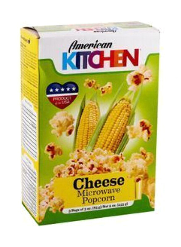 

American Kitchen Cheese Microwave Popcorn, 3 Sachets