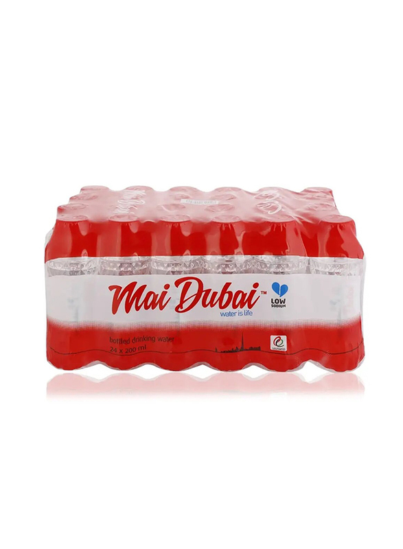 Mai Dubai Pure Drinking Water Bottle - 24 x 200ml