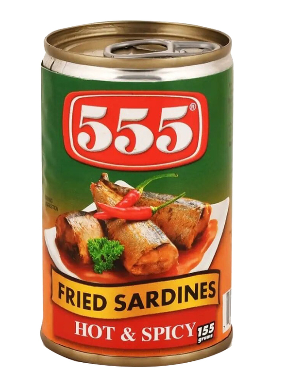 

555 Hot & Spicy Fried Sardines, 155g