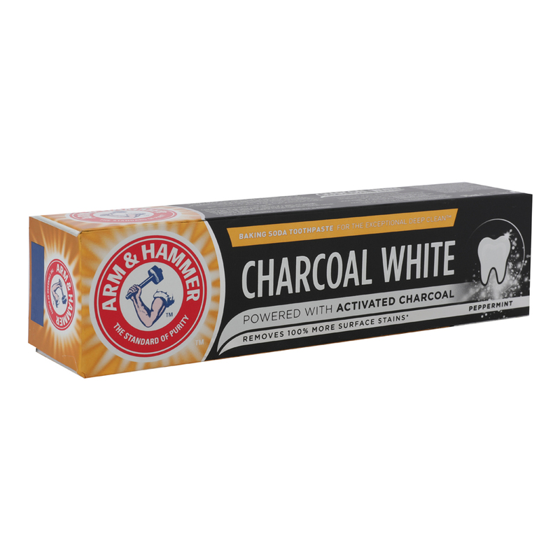 Arm & Hammer Charcoal White Toothpaste, 75ml