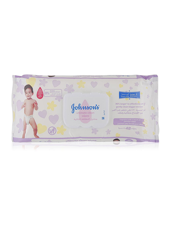 Johnson's Baby 48-Sheet Ultimate Clean Wipes for Babies