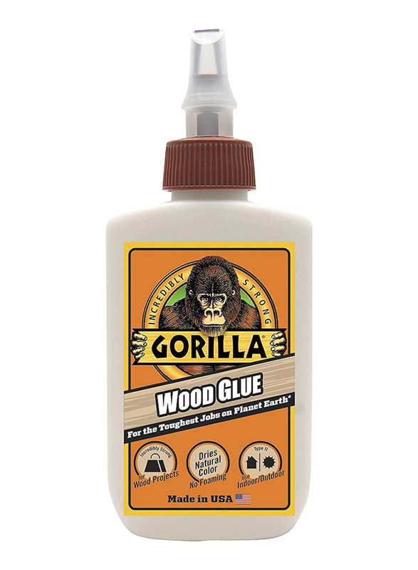 Gorilla 118ml Wood Glue, White