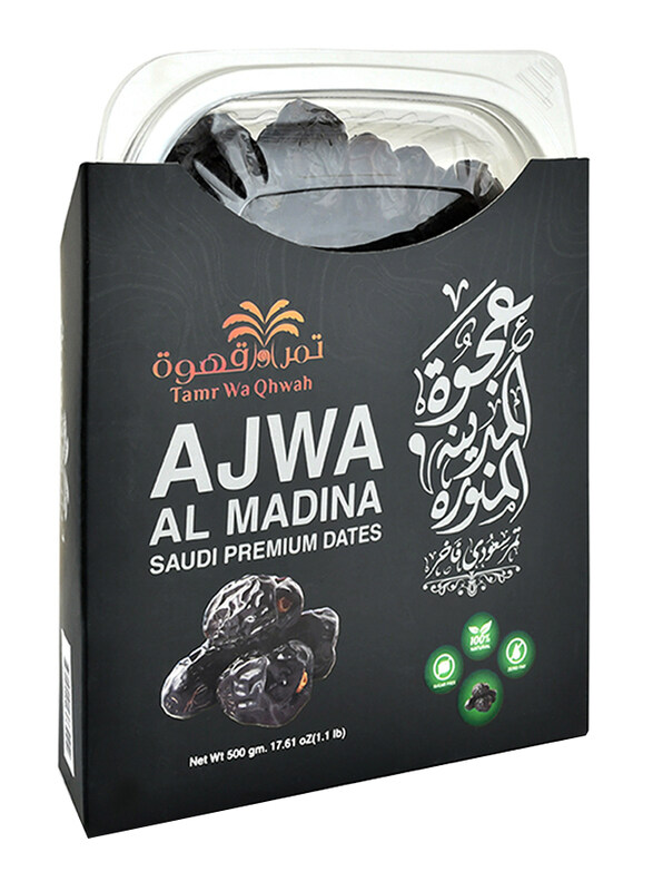 

Tamr Wa Qhwah Ajwa Almadina Premium Dates, 500g